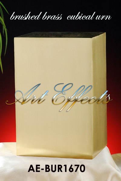Manufacturers Exporters and Wholesale Suppliers of Satin Bronze Finish Brass Cube Urn Farrukhabad Uttar Pradesh